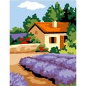 Kit Canevas complet La Toscane 14 x 18 cm
