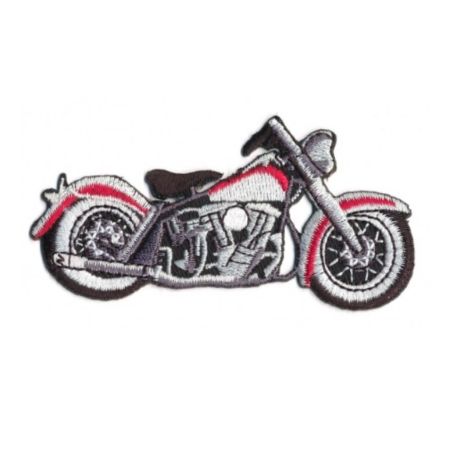 Patch Ecusson Thermocollant Moto 4,50 x 9 cm