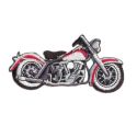 Patch Ecusson Thermocollant Moto 4,50 x 9 cm