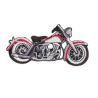 Patch Ecusson Thermocollant Moto 4,50 x 9 cm