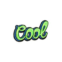 Patch Ecusson Thermocollant OK Bulle Comics 3,50 x 5 cm