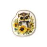 Patch Ecusson Thermocollant Médaillon Chouette Hibou 5 x 5,50 cm