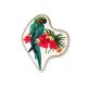Patch Ecusson Thermocollant Médaillon Chouette Hibou 5 x 5,50 cm