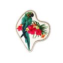 Patch Ecusson Thermocollant Médaillon Chouette Hibou 5 x 5,50 cm
