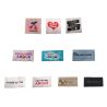 Étiquette tissée à coudre Lot de 10 Message Fun Customisation textile Thème Amour