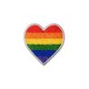 Patch Ecusson Thermocollant Coeur Arc-en-ciel 3,50 x 3,50 cm