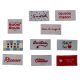 Étiquette tissée à coudre Lot de 10 Message Fun Customisation textile Thème Amour