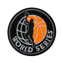 Patch Ecusson Thermocollant Rond Basket Ball 4,50 x 4,50 cm