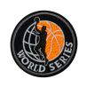 Patch Ecusson Thermocollant Rond Basket Ball 4,50 x 4,50 cm