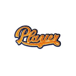 Patch Ecusson Thermocollant Player 3 x 6 cm