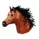 Patch Ecusson Thermocollant Tête de Cheval Bai 5,50 x 6 cm