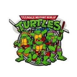 Patch Ecusson Thermocollant Les Tortues Ninja 6 x 7 cm