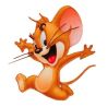 Patch Ecusson Thermocollant Tom et Jerry 7 x 8 cm