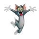 Patch Ecusson Thermocollant Tom et Jerry 7 x 8 cm
