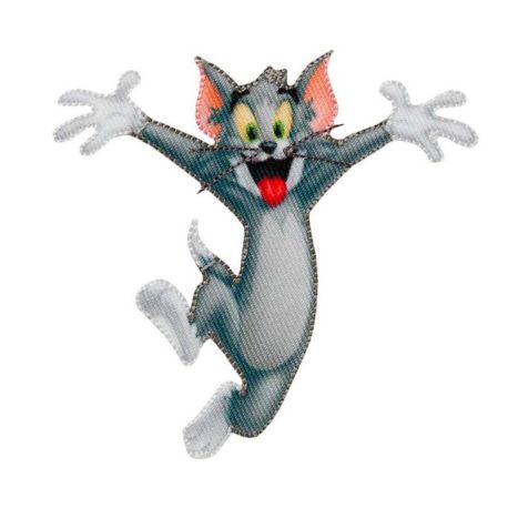 Patch Ecusson Thermocollant Tom et Jerry 7 x 8 cm