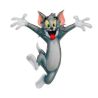 Patch Ecusson Thermocollant Tom et Jerry 7 x 8 cm