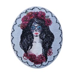 Patch Ecusson Thermocollant Zombie 5 x 8 cm
