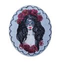 Patch Ecusson Thermocollant Zombie 5 x 8 cm