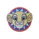 Patch Ecusson Thermocollant Simba Le Roi Lion 6 x 6,50 cm