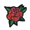 Patch Ecusson Thermocollant Grande Rose Rouge 7,50 x 17,50 cm