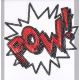 Patch Ecusson Thermocollant Comics POW 20 x 21 cm