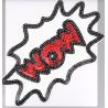Patch Ecusson Thermocollant Grande Rose Rouge 7,50 x 17,50 cm