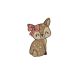 Patch Ecusson Thermocollant Animaux Mignons Le Faon 3 x 5 cm