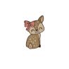 Patch Ecusson Thermocollant Animaux Mignons Le Faon 3 x 5 cm