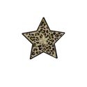 Patch Ecusson Thermocollant Etoile Léopard 5 x 5 cm