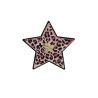 Patch Ecusson Thermocollant Etoile Léopard 5 x 5 cm