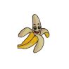 Patch Ecusson Thermocollant Banane Rigolote 4 x 5 cm