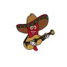 Patch Ecusson Thermocollant Piment Sombrero 5 x 5 cm