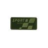 Patch Ecusson Thermocollant Sport Racing Coloris Vert 4 x 8,50 cm