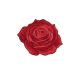 Patch Ecusson Thermocollant La Rose Coloris Rouge 4 x 5 cm