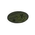Patch Ecusson Thermocollant Militaire Air Force 64 Coloris Kaki 5,50 x 9 cm