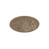 Patch Ecusson Thermocollant Militaire Air Force 64 Coloris Kaki 5,50 x 9 cm