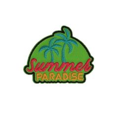 Patch Ecusson Thermocollant Summer Vibes Beach 4 x 5 cm