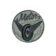 Patch Ecusson Thermocollant Gris Motors 5,50 x 5,50 cm