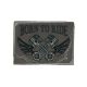 Patch Ecusson Thermocollant Gris Motors 5,50 x 5,50 cm