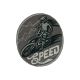 Patch Ecusson Thermocollant Gris Motors 5,50 x 5,50 cm