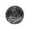 Patch Ecusson Thermocollant Gris Motors 5,50 x 5,50 cm