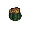 Patch Ecusson Thermocollant Cactus Fleur 4 x 4,50 cm