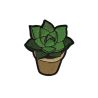 Patch Ecusson Thermocollant Cactus Fleur 4 x 4,50 cm