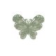 Patch Ecusson Thermocollant Papillon Dentelle Coloris Lin 3,50 x 4,50 cm