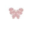 Patch Ecusson Thermocollant Papillon Dentelle Coloris Lin 3,50 x 4,50 cm