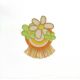 Patch Ecusson Thermocollant Franges Nuage Arc en Ciel 4,50 x 6 cm