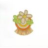 Patch Ecusson Thermocollant Franges Nuage Arc en Ciel 4,50 x 6 cm