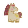 Patch Ecusson Thermocollant Franges Nuage Arc en Ciel 4,50 x 6 cm