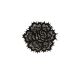 Patch Ecusson Thermocollant Jolie Rose en dentelle Coloris Noir 4 x 4 cm