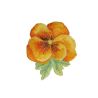 Patch Ecusson Thermocollant Hibiscus Rouge 4,50 x 5 cm
